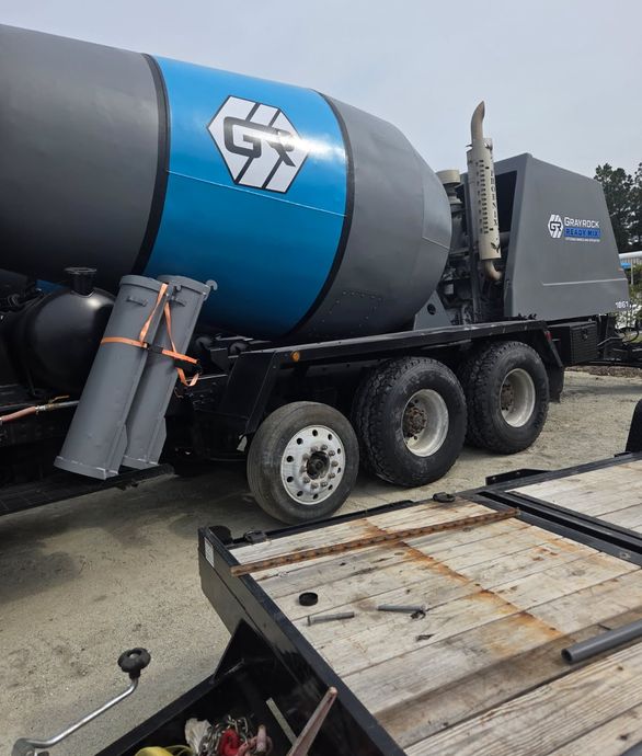 GrayRock ready-mix concrete truck