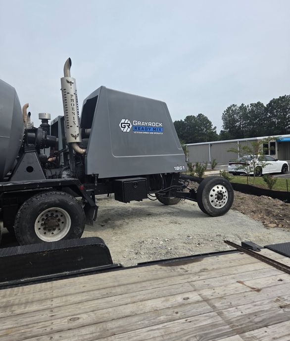 GrayRock concrete delivery truck
