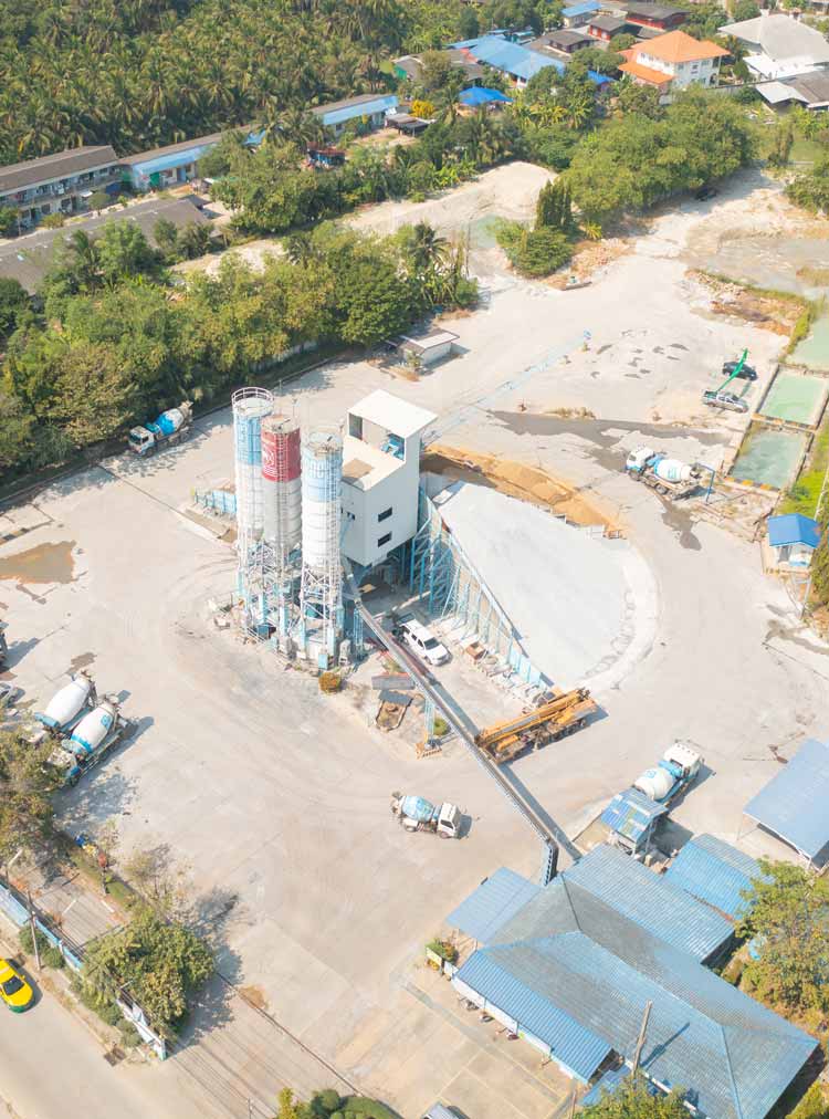 stationary plant of grayrock ready mix