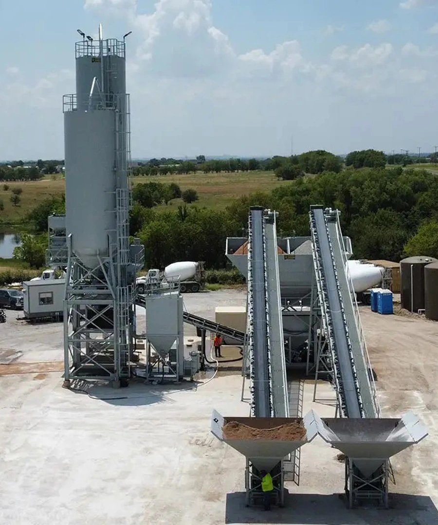 GrayRock stationary plant mixer for Special Services